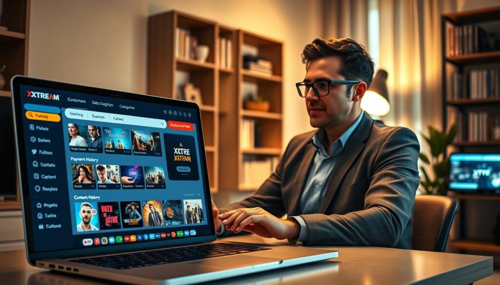 Managing XTREAM IPTV subscription dashboard Managing XTREAM IPTV subscription dashboard