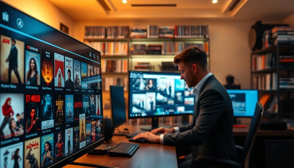 VOD streaming service library organization