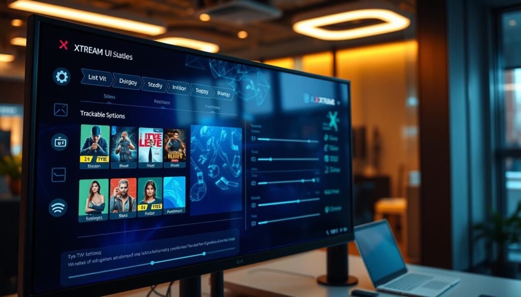 XTREAM UI panel customization and channel management interface XTREAM UI panel customization and channel management interface